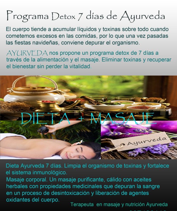 detox dieta y masaje